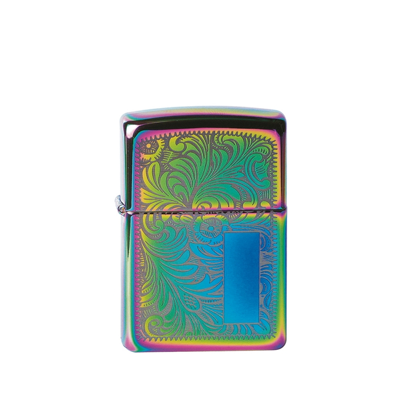 kolorowa zapalniczka Zippo Venetian Spectrum o ciekawym motywie