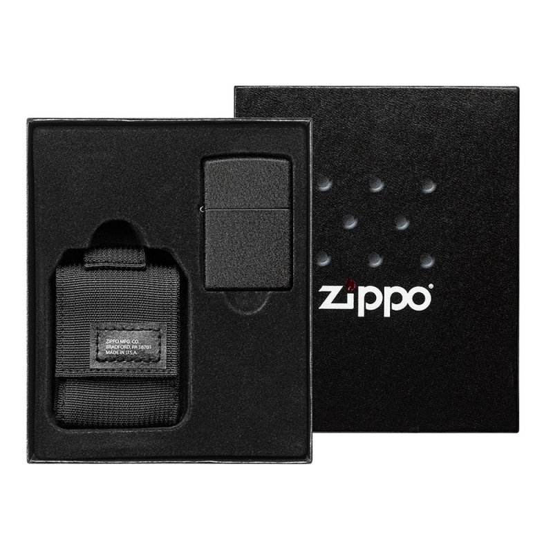 stylowy zestaw prezentowy marki zippo