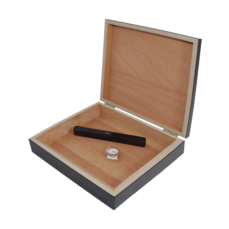 otwarty humidor na 15 cygar czarny