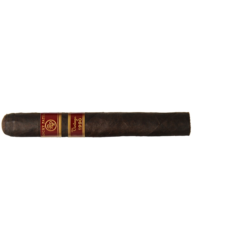 duże cygaro rocky patel vintage 1990 w rozmiarze double toro, do palenia w ponad 1,5 godziny