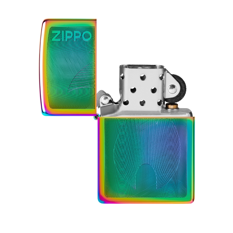 otwarta kolorowa zapalniczka Zippo  Dimensional Flame