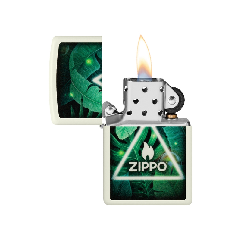 płomień białej fluorescencyjnej zapalniczki zippo nature design płomień białej fluorescencyjnej zapalniczki zippo nature design