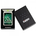 opakowanie z białą fluorescencyjną zapalniczką zippo nature design opakowanie z białą fluorescencyjną zapalniczką zippo nature design