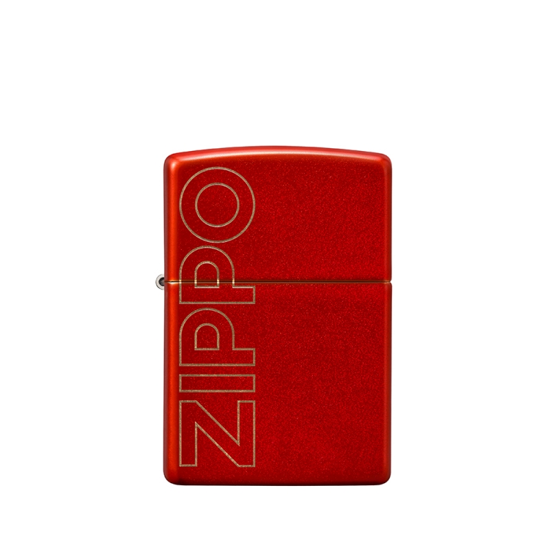 czerwona zapalniczka Zippo AW21 Zippo Logo Design 60005926