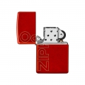 otwarta czerwona zapalniczka zippo aw21 logo zippo