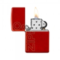 płomień czerwonej zapalniczki zippo aw21 logo zippo