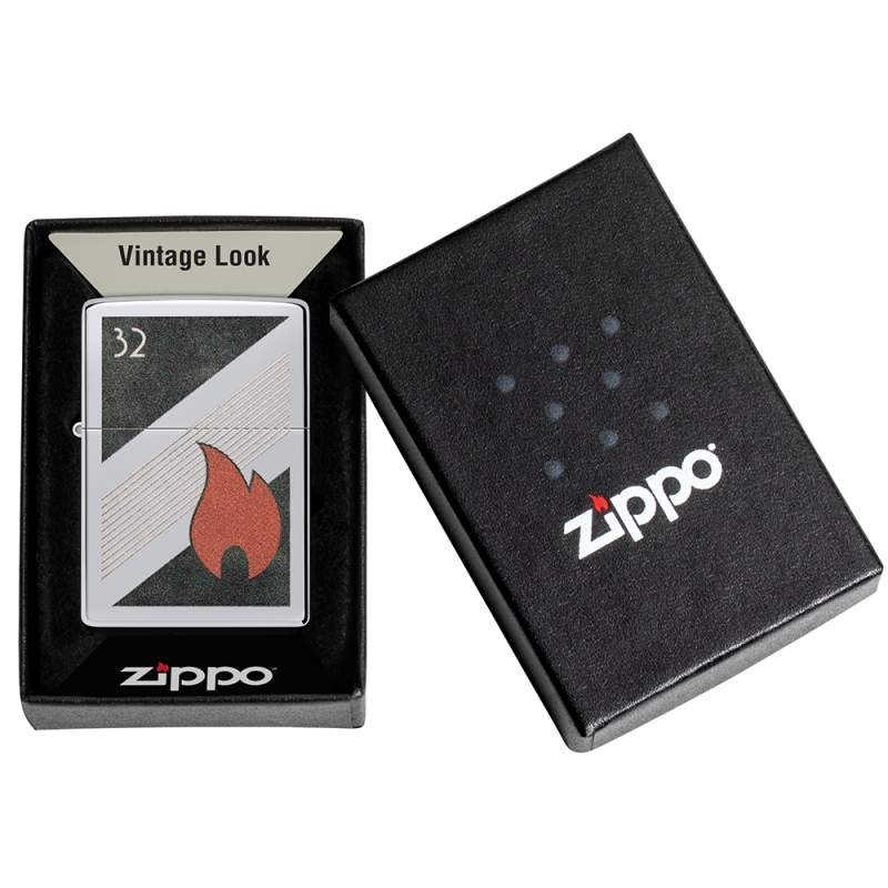 opakowanie zapalniczki zippo flame design