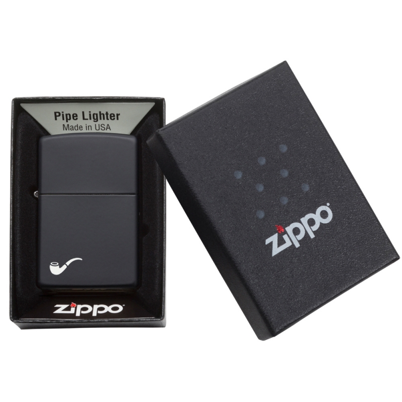zapalniczka Zippo Black Pipe w eleganckim pudełku na prezent zapalniczka Zippo Black Pipe w eleganckim pudełku na prezent
