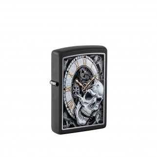 Zapalniczka Zippo Skull Clock