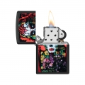 Zippo Sugar Skull Woman Design odpalona