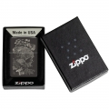 Zippo Skull Mushroom Design w pudełku prezentowym