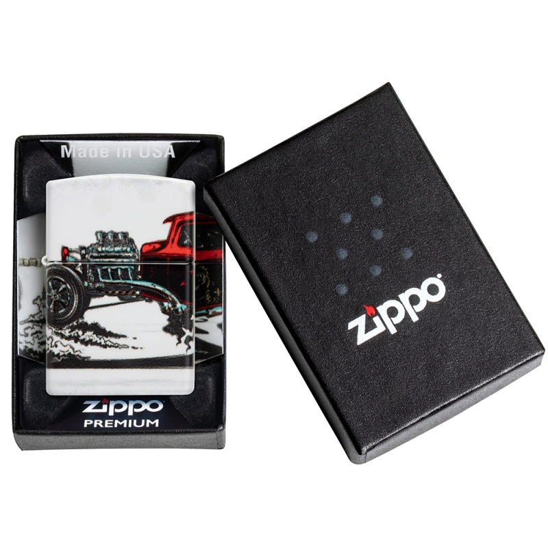 Zippo Hot Rod Design w pudełeczku na prezent