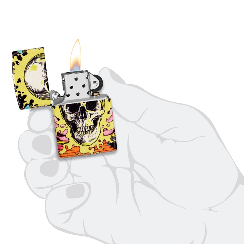 Zippo w dłoni zapalniczka benzynowa Zippo w dłoni zapalniczka benzynowa