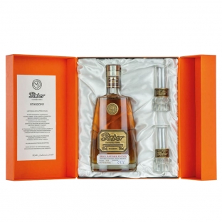bimber vodka starzona 43% 0,7l z kieliszkami