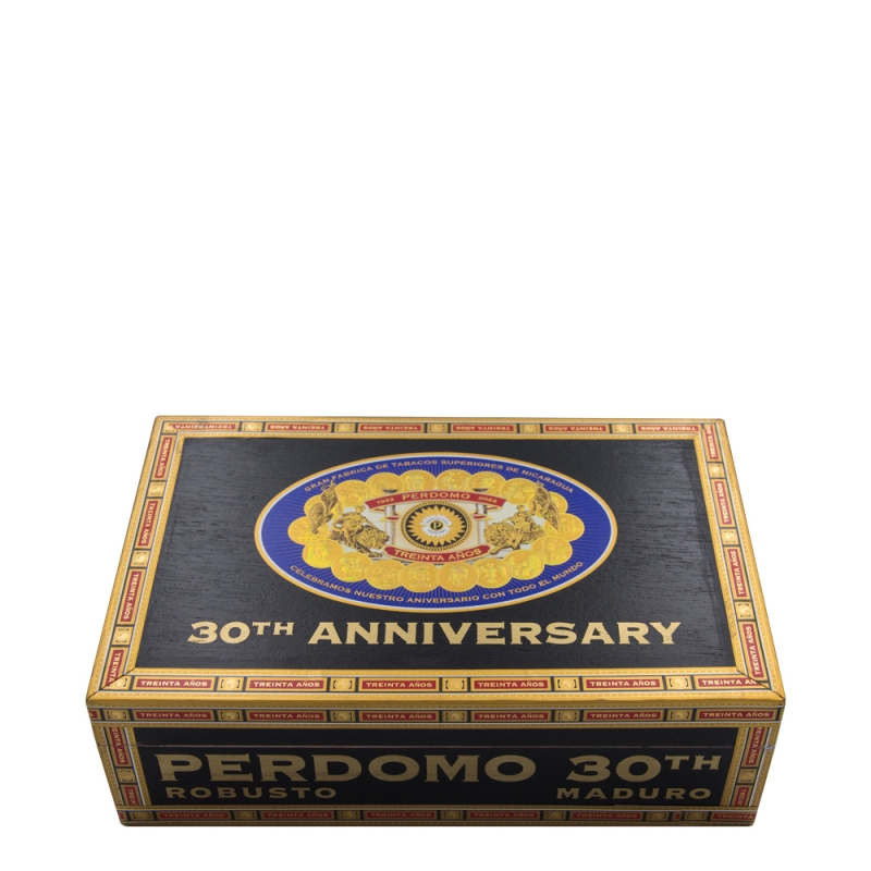 Zamknięte pudełko Perdomo 30th Anniversary Maduro Robusto