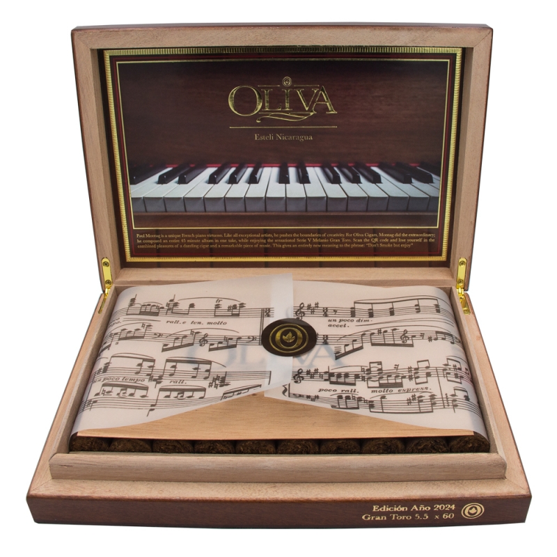 Otwarte pudełko Oliva Serie V Melanio Edición Ano Edition Limitada 2024 Otwarte pudełko Oliva Serie V Melanio Edición Ano Edition Limitada 2024