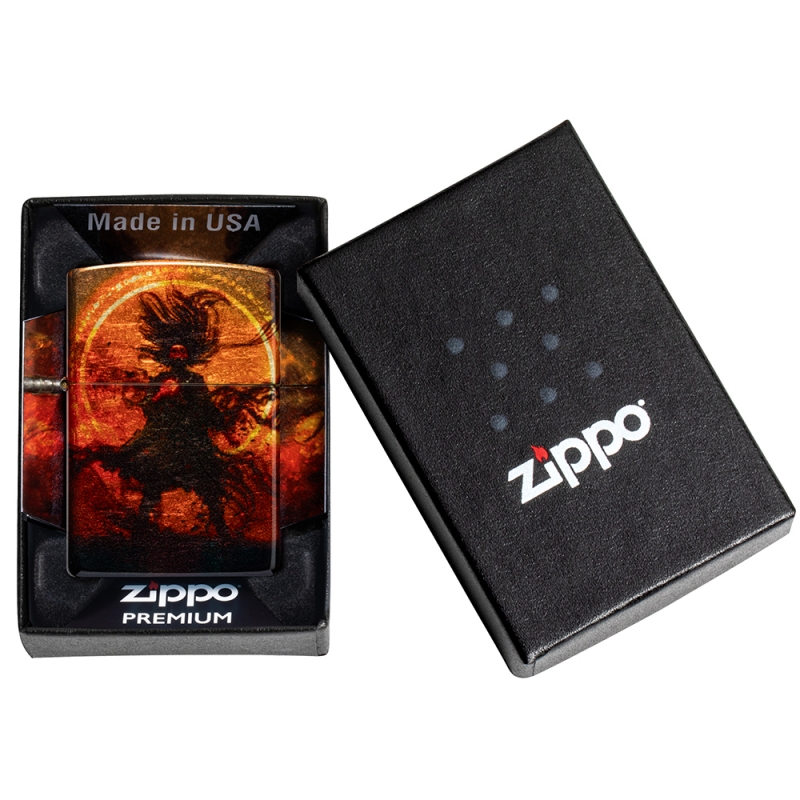 Zippo Wizard of Evil Spirits w pudełku prezentowym