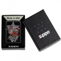 zapalniczka benzynowa szkielet Zippo w pudełeczku czarnym zapalniczka benzynowa szkielet Zippo w pudełeczku czarnym