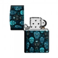 otwarta zapalniczka Zippo w czaszki otwarta zapalniczka Zippo w czaszki
