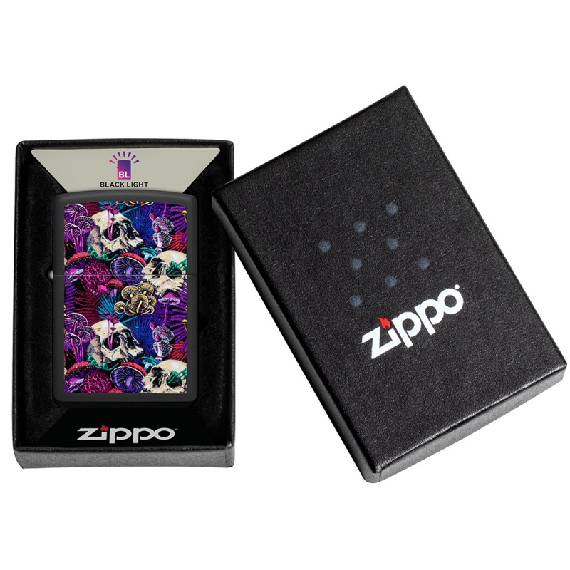 Zippo Pyschedelic Mushroom zapalniczka w pudełeczku Zippo Pyschedelic Mushroom zapalniczka w pudełeczku