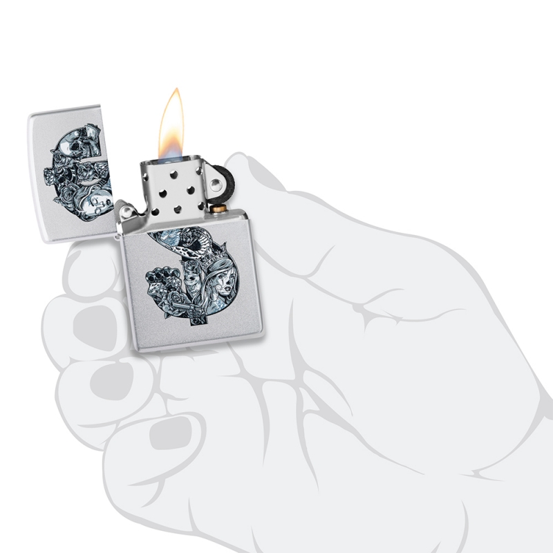 zapalniczka z dolarem na obudowie