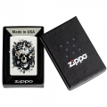 zapalniczka benzynowa w pudełku Zippo Sugar Skull and Roses