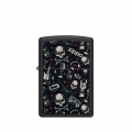 Zippo Grunt Pattern with Skull 60007008 Zippo Grunt Pattern with Skull 60007008