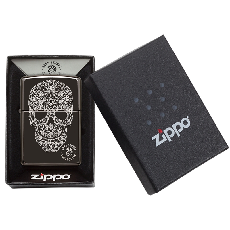 Zippo Anne Stokes Collection Skull  w pudełeczku