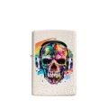 czaszka w słuchawkach zapalniczka Zippo czaszka w słuchawkach zapalniczka Zippo