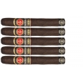 Pięć cygar E.P. Carrillo Maduro Toro Pięć cygar E.P. Carrillo Maduro Toro