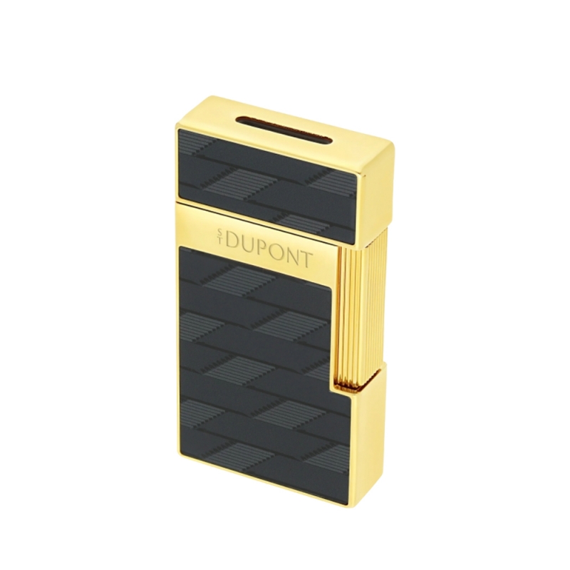 Zapalniczka S.T. Dupont Biggy monogram 1872 Black - 025079 przód Zapalniczka S.T. Dupont Biggy monogram 1872 Black - 025079 przód