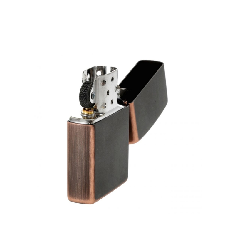 Zippo Goddes Venus miedziana od tyłu otwarta