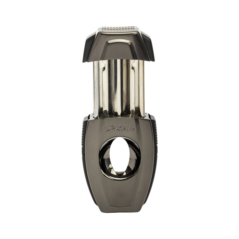 obcinarka Xikar Flip Dual od strony V-cut obcinarka Xikar Flip Dual od strony V-cut