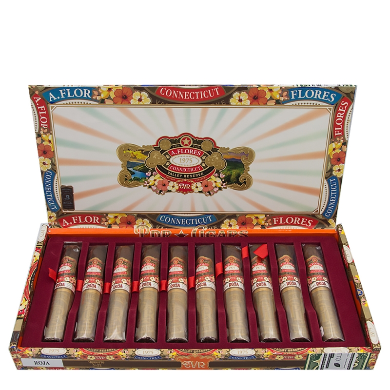 Otwarte pudełko cygar PDR Connecticut Valley Reserve Rojo Robusto Otwarte pudełko cygar PDR Connecticut Valley Reserve Rojo Robusto
