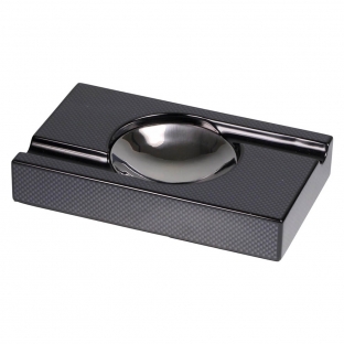 Popielnica na 2 cygara Carbon Finish Shiny 524381