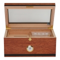 otwarty humidor z szybką u góry w kolorze cherry otwarty humidor z szybką u góry w kolorze cherry