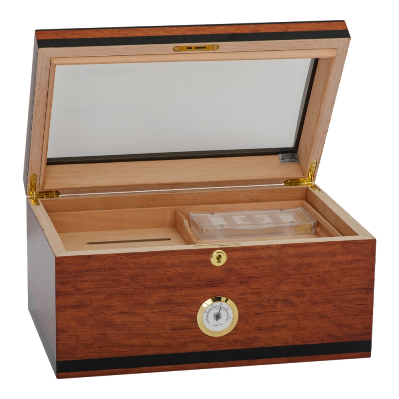 humidor na 100 cygar w jasnym drewnie Supreme humidor na 100 cygar w jasnym drewnie Supreme