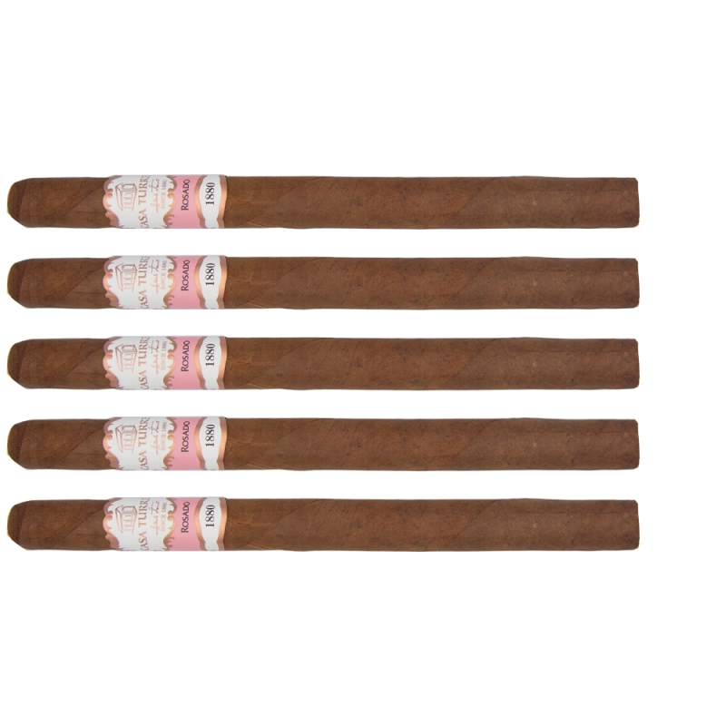 zestaw pięciu cygar Casa Turrent 1880 Rosado Lancero zestaw pięciu cygar Casa Turrent 1880 Rosado Lancero