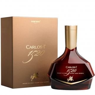 Brandy Carlos I 1520 Solera Gran Reserva 41,1%, 0,7l z pudełkiem