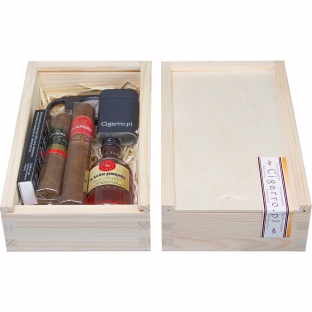 Cygara na prezent - La Aurora 115/107 & Rum Leon Jimenes 110 Aniversario