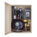 zestaw prezentowy z hiszpańskim brandy i cygarem z Hondurasu zestaw prezentowy z hiszpańskim brandy i cygarem z Hondurasu