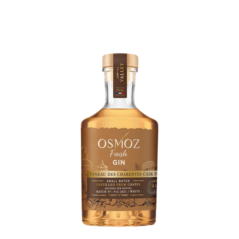 Gin Osmoz Cask Finish Pineau 43,3% 0,5l Gin Osmoz Cask Finish Pineau 43,3% 0,5l