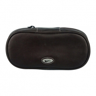 pokrowiec na dwie fajki i akcesoria w kolorze czarnym