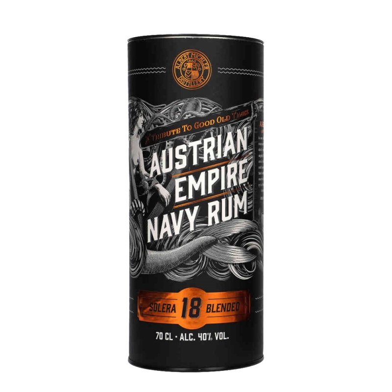 tuba prezentowa dla butelki rumu Austrian Empire Solera tuba prezentowa dla butelki rumu Austrian Empire Solera