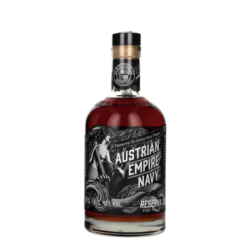 butelka rumu Austran Empire 1863 butelka rumu Austran Empire 1863