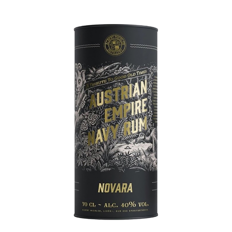 tuba prezentowa dla butelki rumu Austrian Empire Novara tuba prezentowa dla butelki rumu Austrian Empire Novara