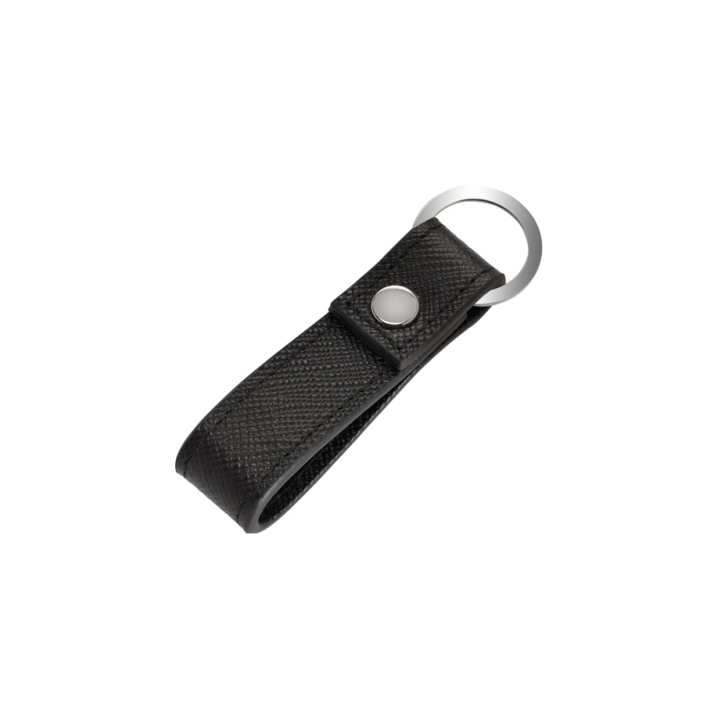 czarny breloczek Zippo do kluczy ze srebrnym motywem czarny breloczek Zippo do kluczy ze srebrnym motywem