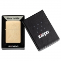 pudełeczko czarne zippo ze złotą zapalniczką w środku pudełeczko czarne zippo ze złotą zapalniczką w środku