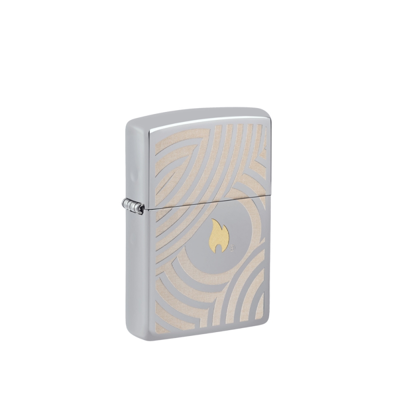 Zapalniczka Zippo Flame and Circles Design 60007243 Zapalniczka Zippo Flame and Circles Design 60007243