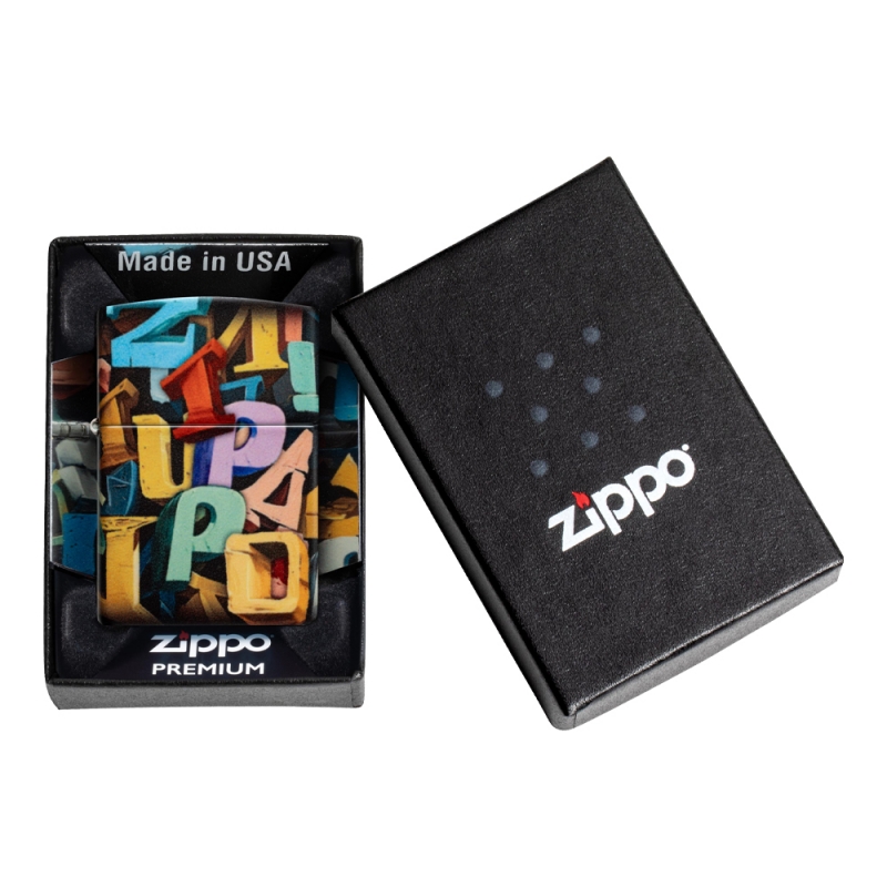 zapalniczka benzynowa Zippo w czarnym pudełęczku prezentowym zapalniczka benzynowa Zippo w czarnym pudełęczku prezentowym